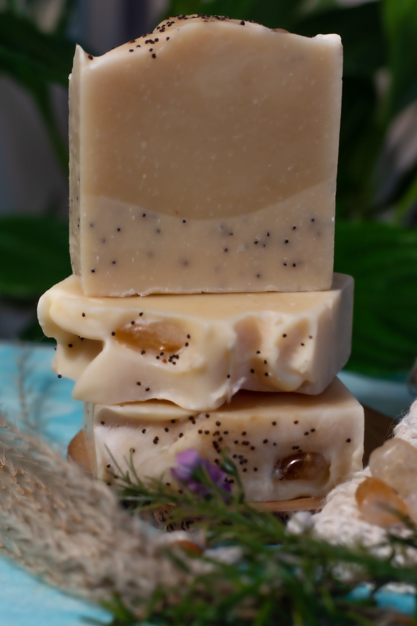 Abundance - Handcrafted Natural Vegan Soap with Citrine