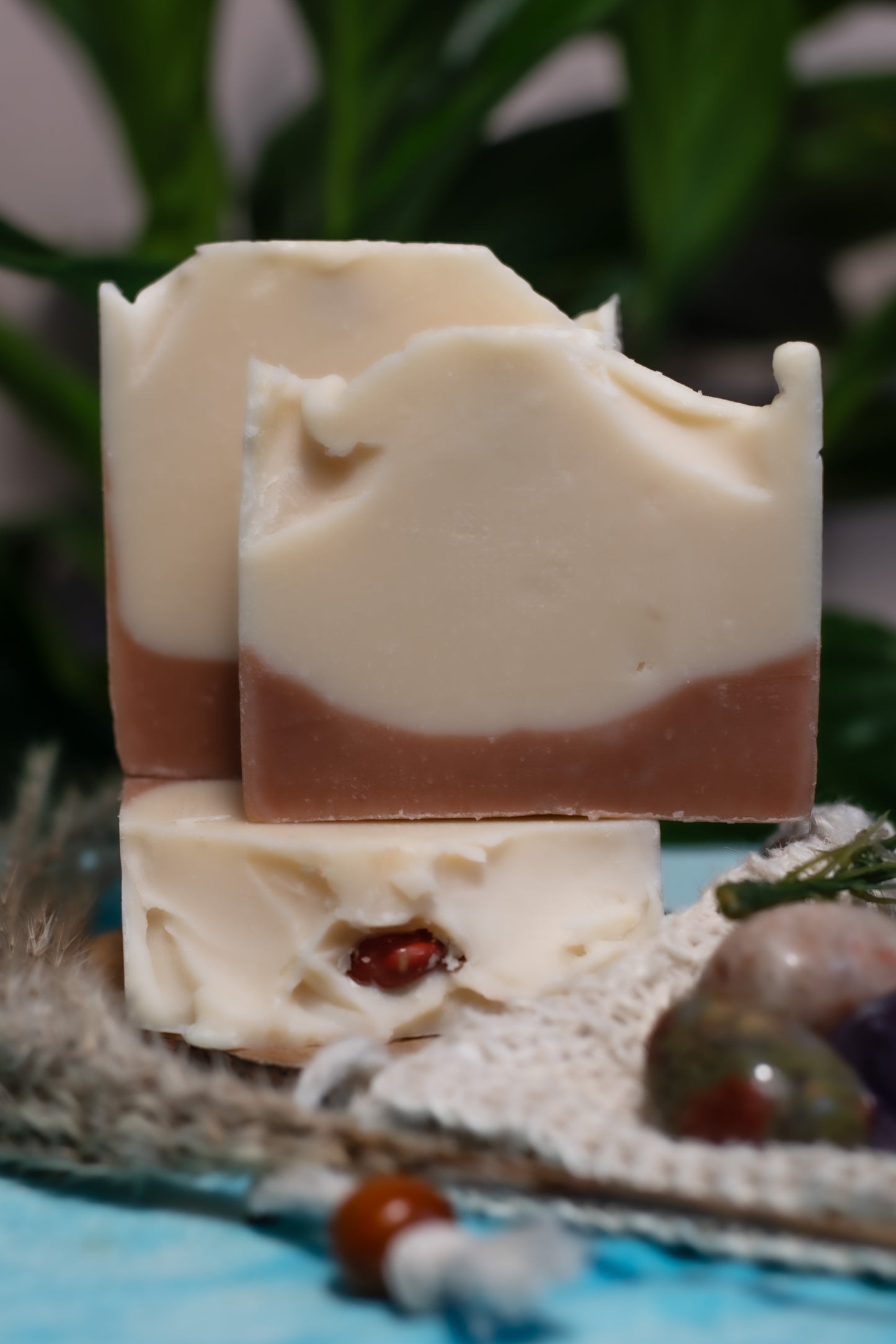 Endurance - Natural Vegan Soap with Red Jasper