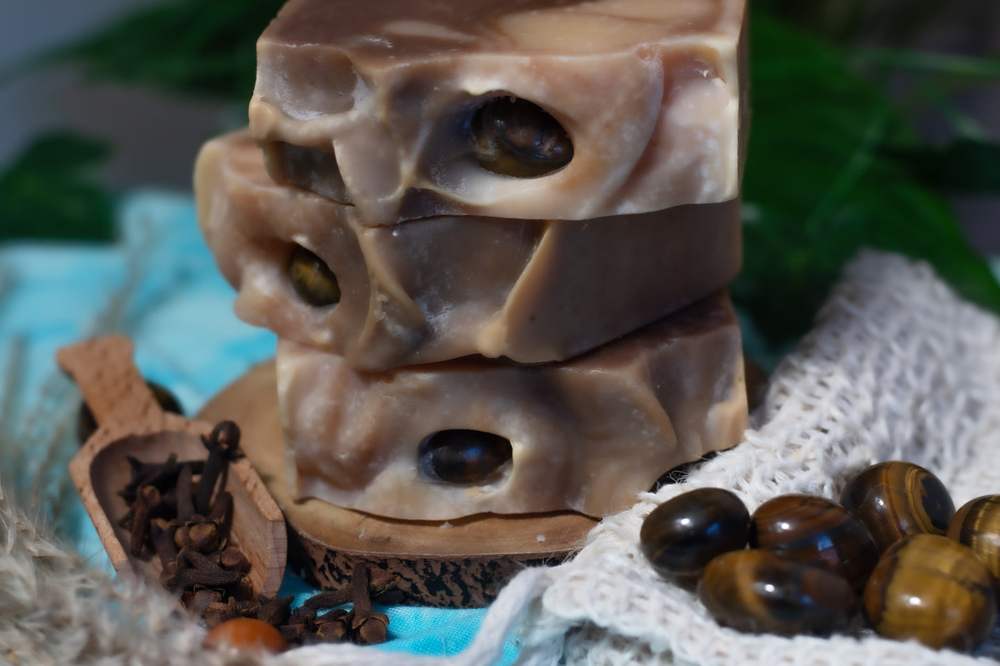 Vigour - Handcrafted Natural Vegan Soap with Tigers Eye